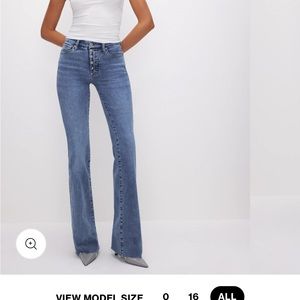 Good American boot leg jeans size 2\26 brand new with tags